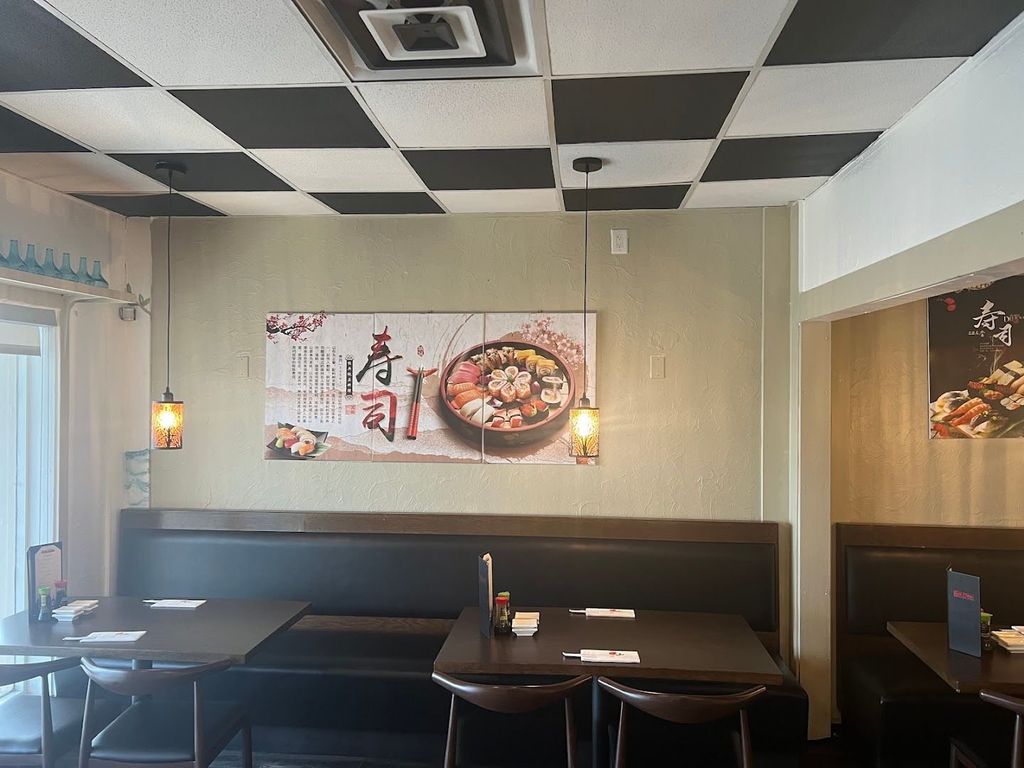 The welcoming dining room at Red Plum